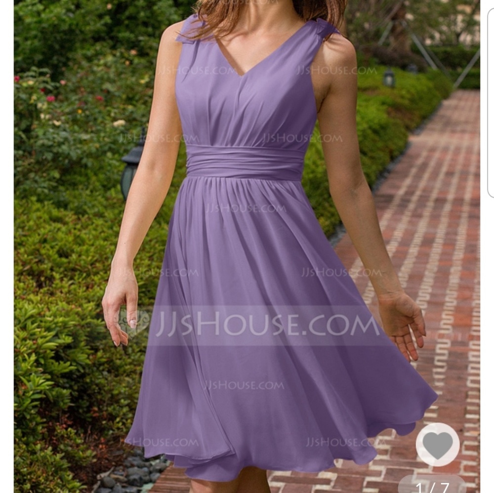 JJs House purple bridesmaids dress